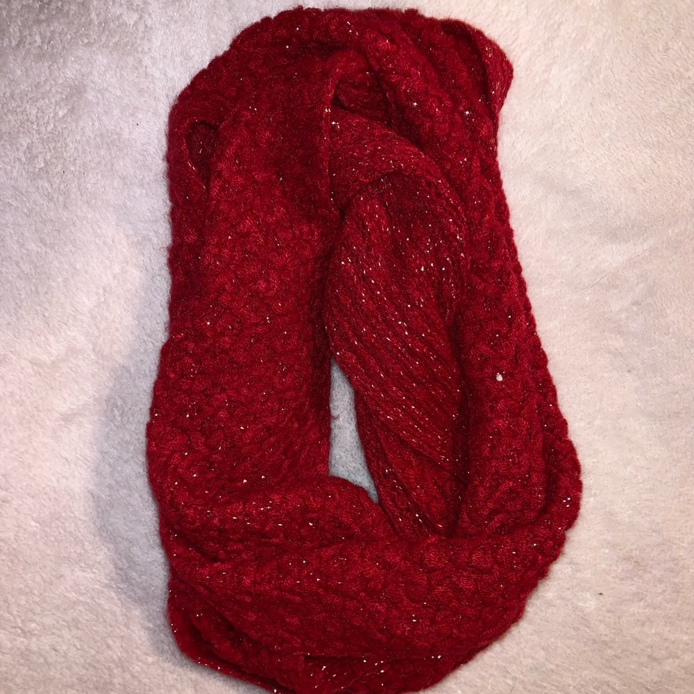 red infinity scarf